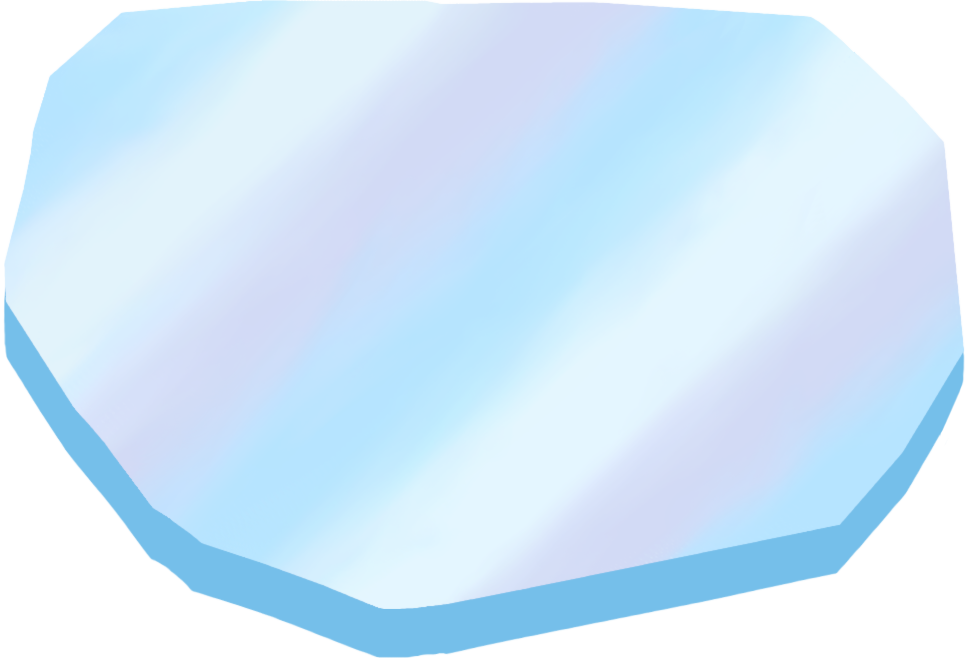 Graphic of an iceberg